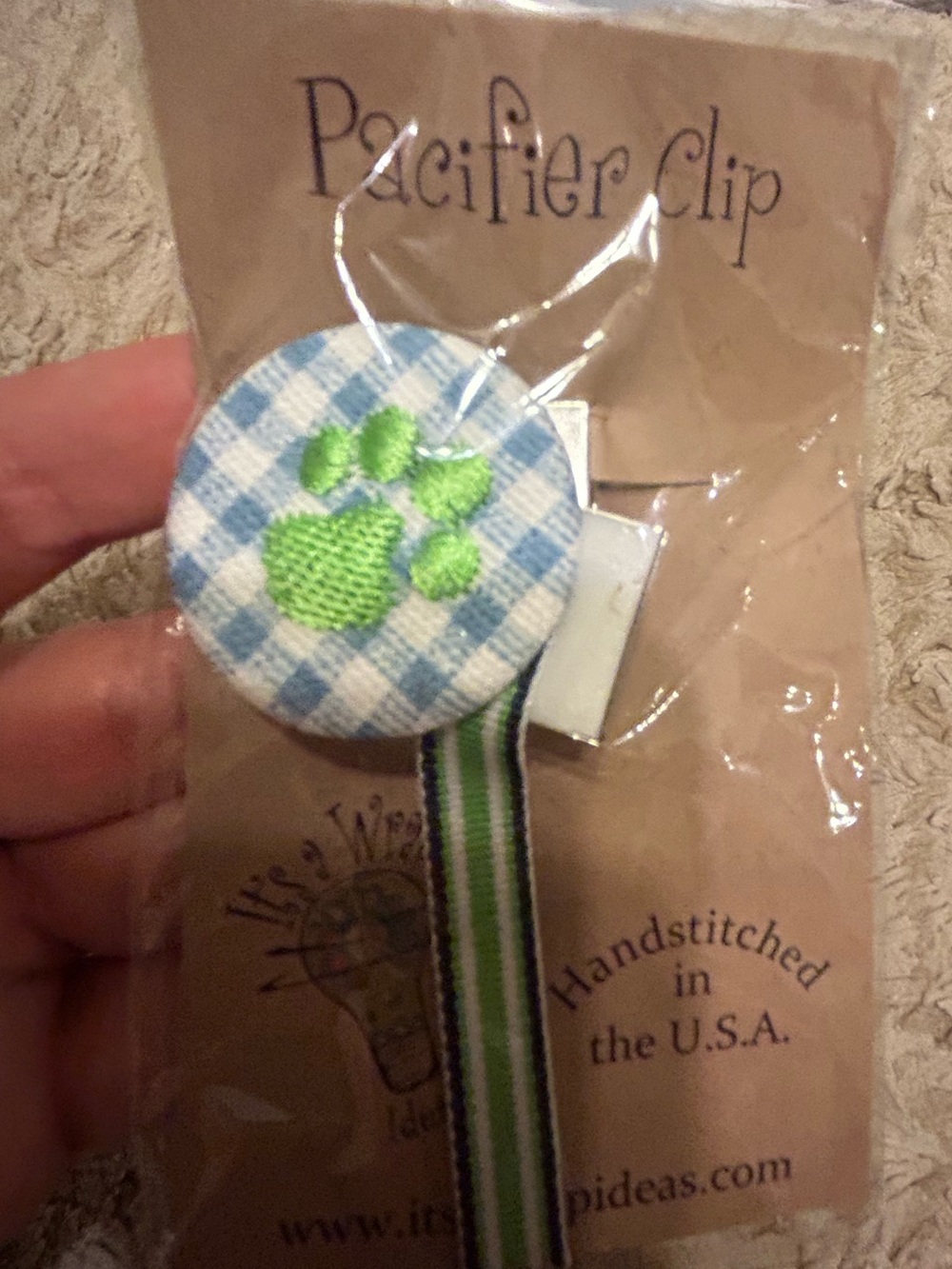 Handmade Pacifier Clips | Price per EACH - Picture 9 of 10